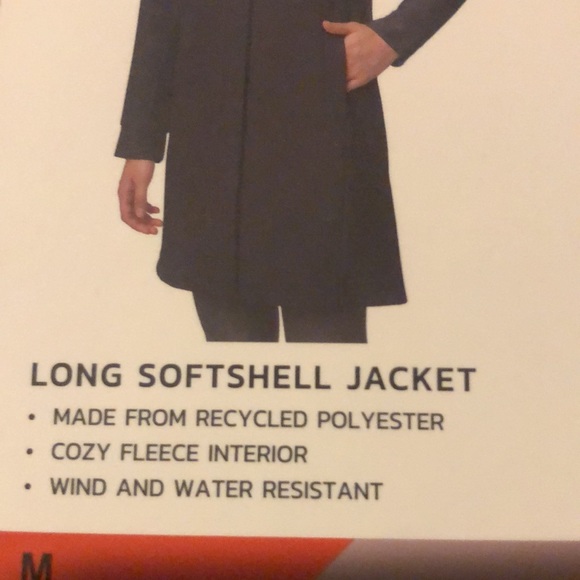 Mondetta Ladies Long Softshell Jacket ~nwt - Picture 5 of 10